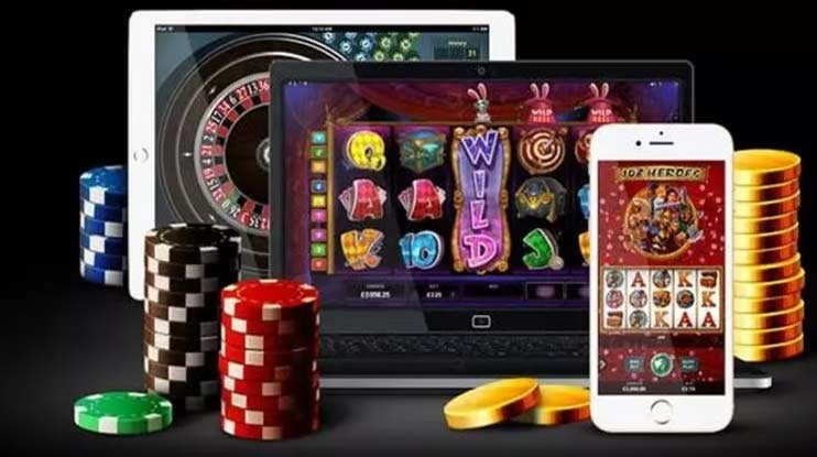 Khung cảnh sinh động của bảng cá cược và trò chơi slot